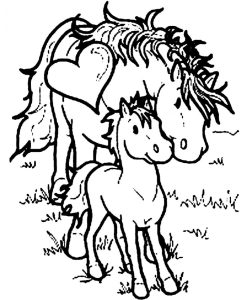 30 Printable Horse Coloring Pages