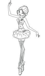 Barbie Ballerina Coloring Pages at GetDrawings Free download
