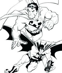 Batman Vs Superman Logo Coloring Pages at Free