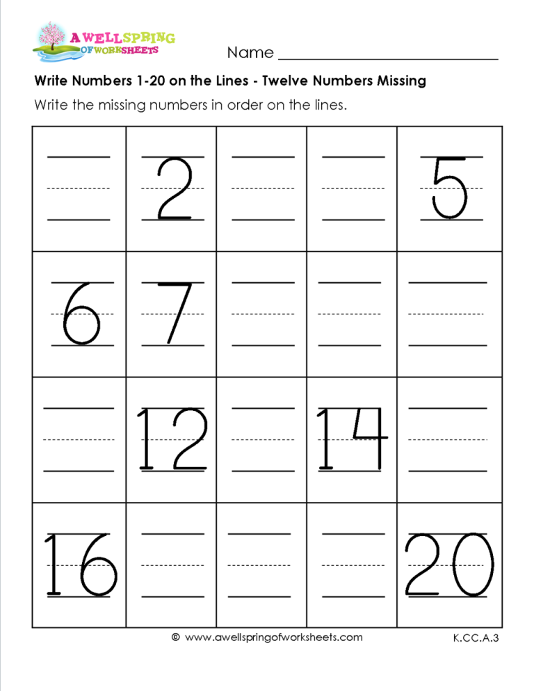 Preschool Kindergarten Writing Worksheets Pdf