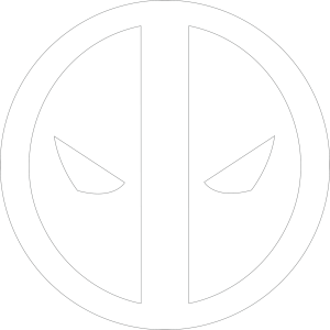 Deadpool Logo 1 Outline by mrdroy on DeviantArt Deadpool logo