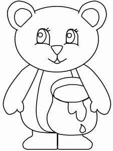 Bear Coloring Pages Preschool and Kindergarten