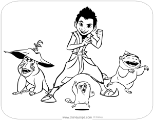 Raya and the Last Dragon Printable Coloring Pages