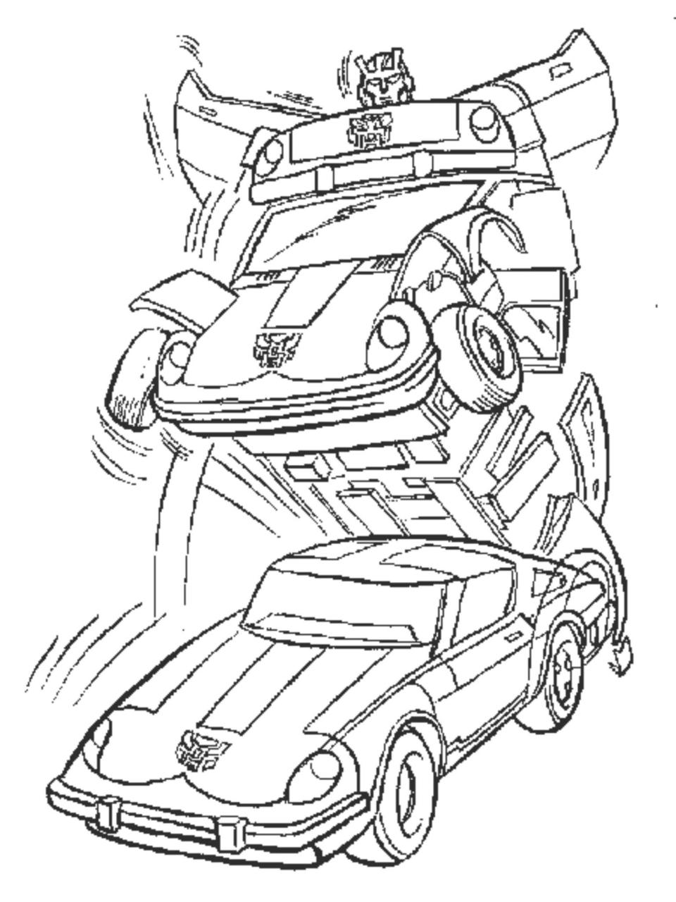 Print & Download Inviting Kids to Do the Transformers Coloring Pages