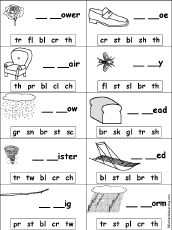 Consonant Digraphs Worksheets For Grade 1