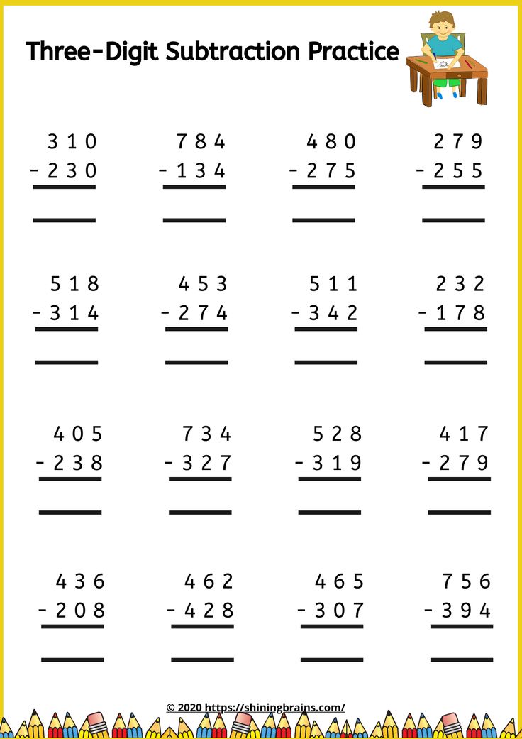 How To Do Three Digit Subtraction With Regrouping