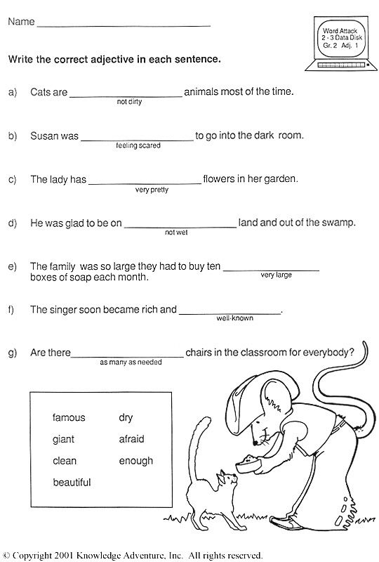 Second Grade Grade 2 Worksheets English