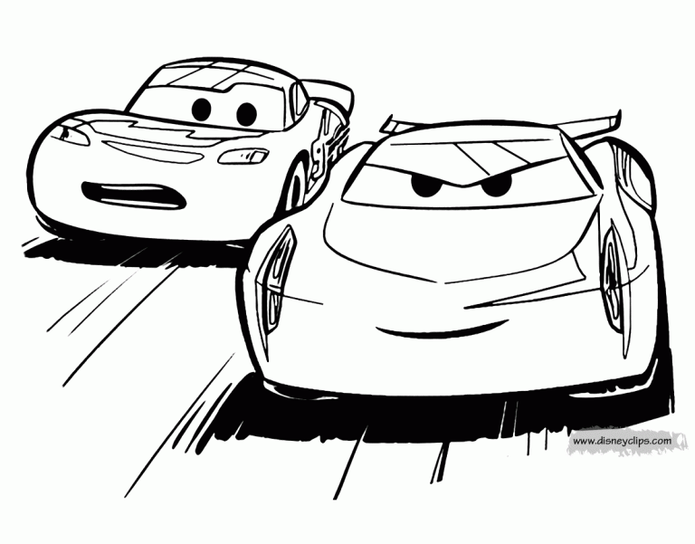 Coloring Pages Cars Pdf