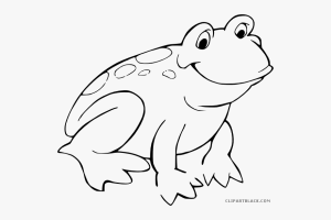 Cute Frog Cartoon Black And White aesthetic tumblr