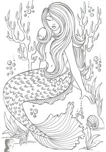 Mermaid Coloring Pages Free Coloring Pages Free Printable Mermaid