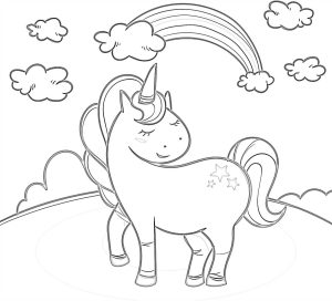 Coloring Pages Among Us Unicorn Best Wallpaper and Coloring Page