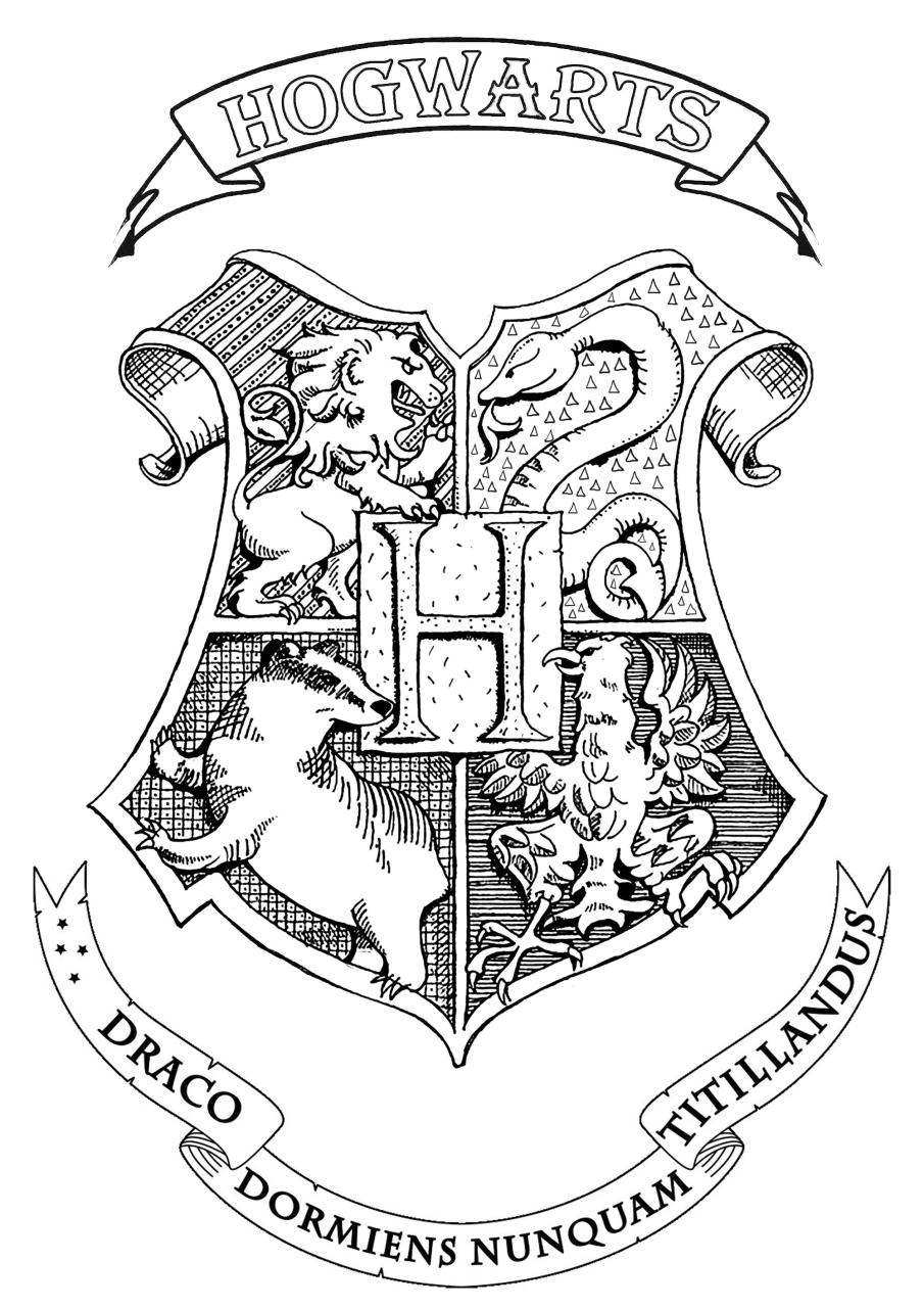 Playful Hogwarts Coloring Page Powell Website