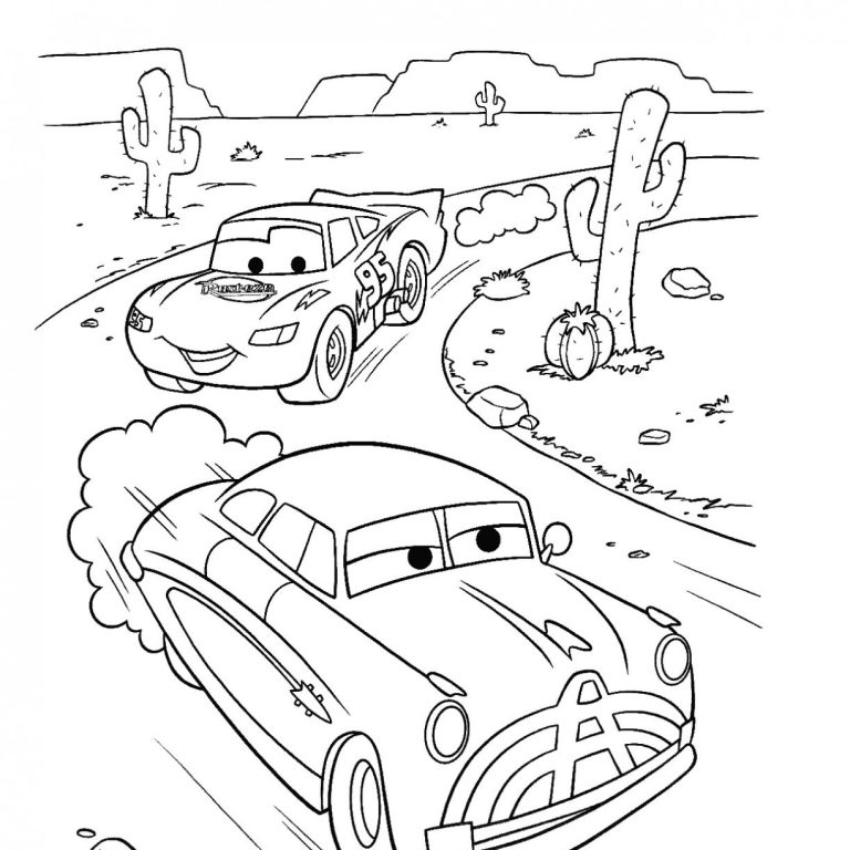 Coloring Pages Cars Movie