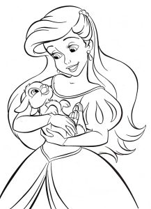 Coloring Pages Cute Princess
