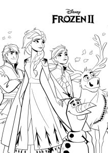 Frozen 2 to print Frozen 2 Kids Coloring Pages