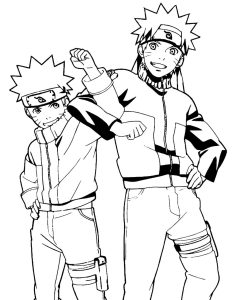 Naruto to color for children Naruto Kids Coloring Pages