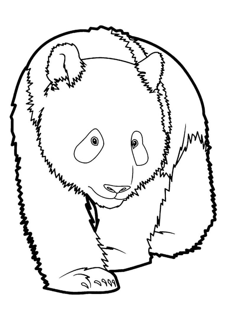 Panda Coloring Pages Online