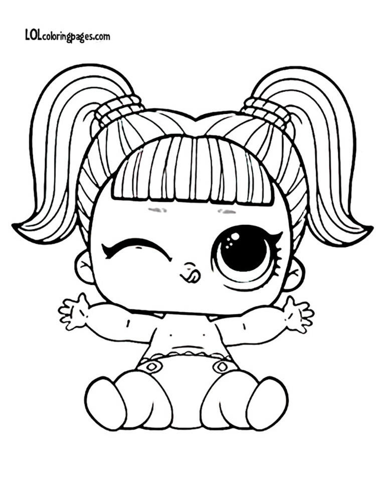 Coloring Pages Lol Dolls at Free printable colorings