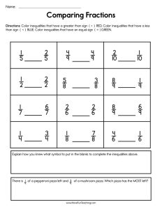 Comparing Fractions Worksheet • Have Fun Teaching