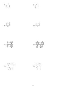29 Complex Fractions Worksheet With Answers Worksheet Resource Plans