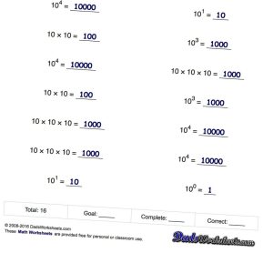 Conversion and Scientific Notation Worksheet