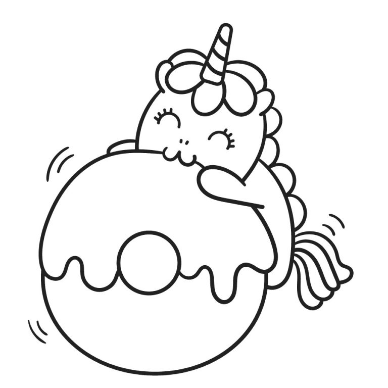 Cute Unicorn Coloring Pictures