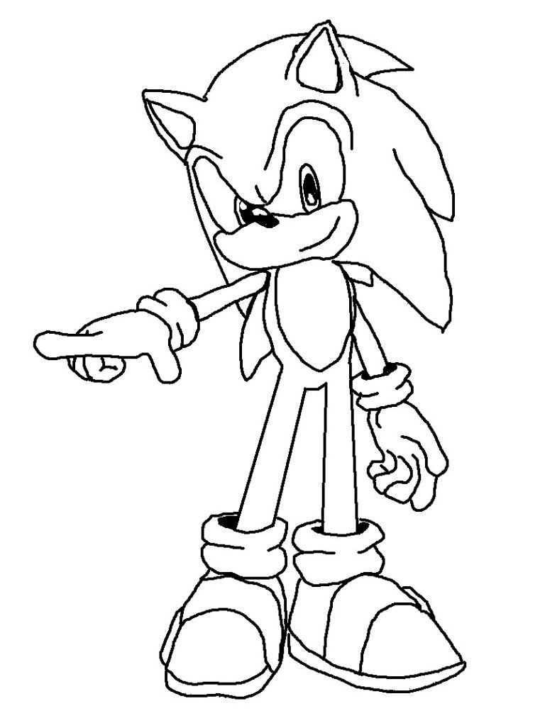 Coloring Book Sonic The Hedgehog