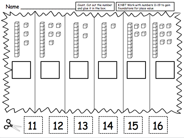 Kindergartener Printable Tens And Ones Worksheets Grade 1