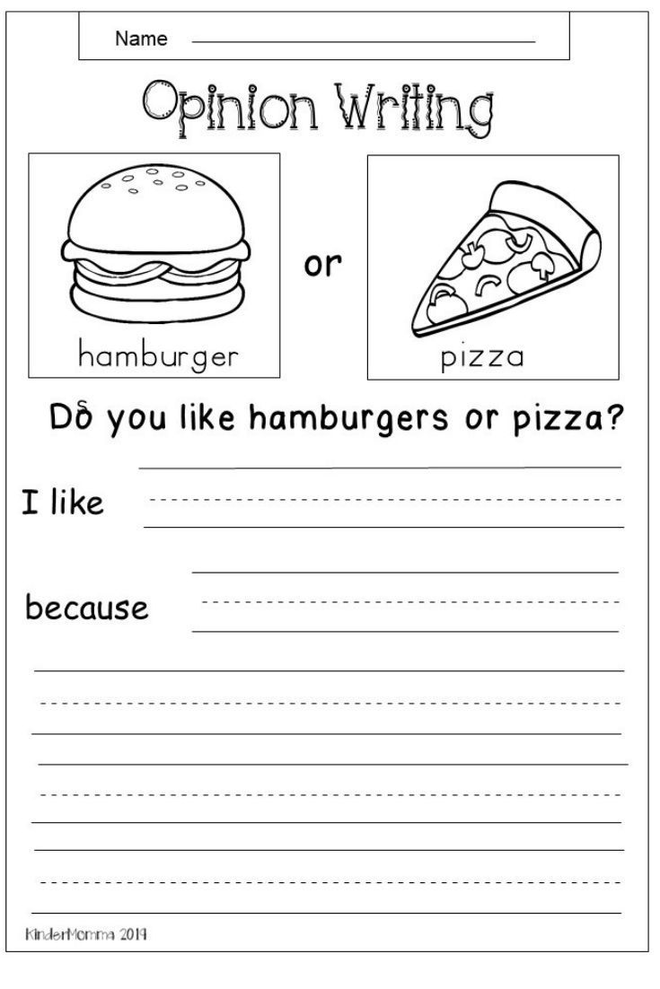 Second Grade Writing Worksheets Free Printable