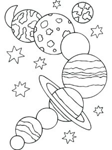 Complete Solar System Coloring Pages PDF To Print