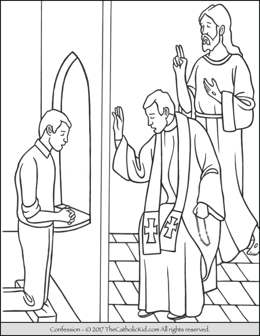 Coloring Pages Catholic