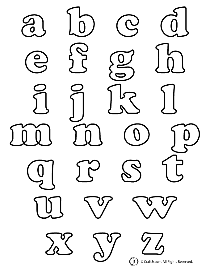 Alphabet Coloring Pages A-Z
