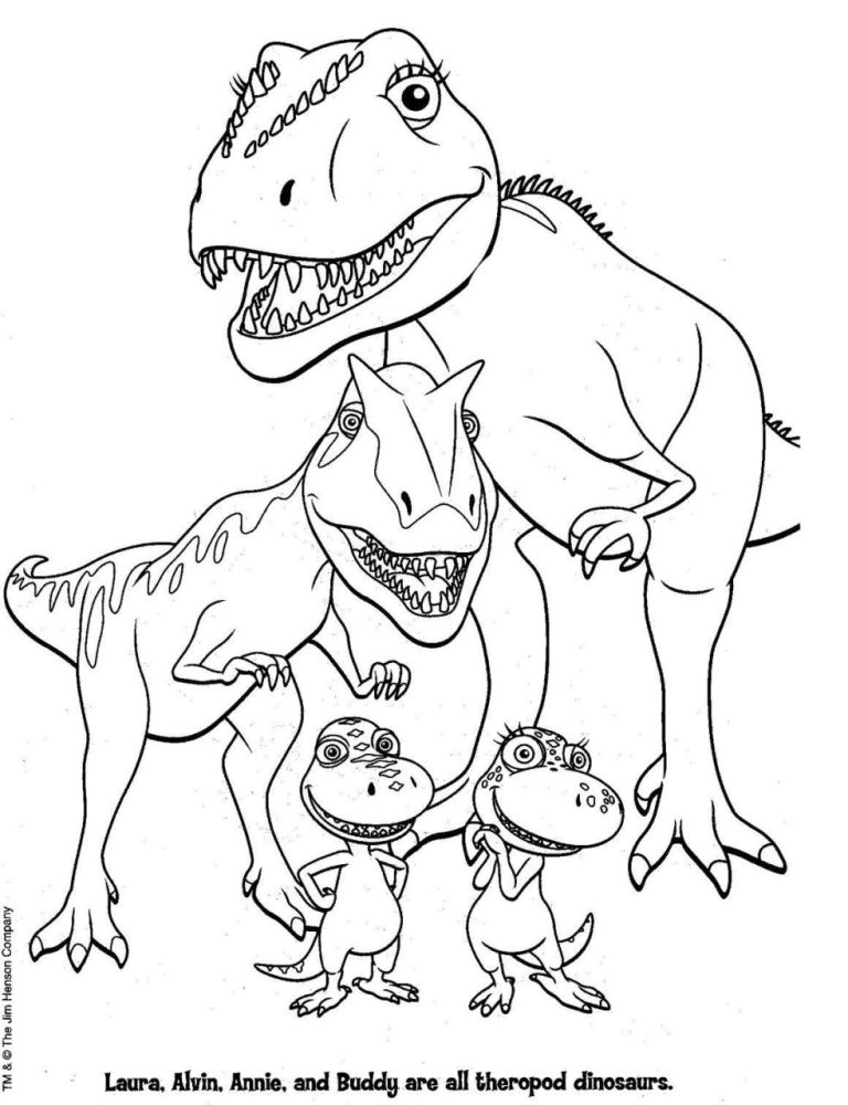 Printable Dinosaur Coloring Book