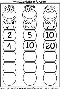 Free Printable Counting Worksheets For Preschool