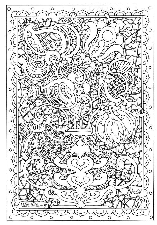 Hard Coloring Pages Printable Free