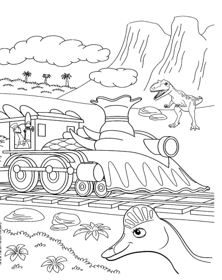 Coloring Page Dinosaur Train