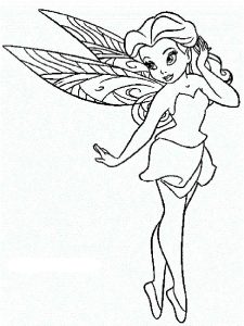 Disney Fairy Silvermist coloring pages. Free Printable Disney Fairy
