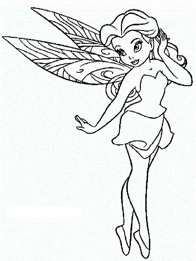 Tinkerbell Fairy Coloring Pages
