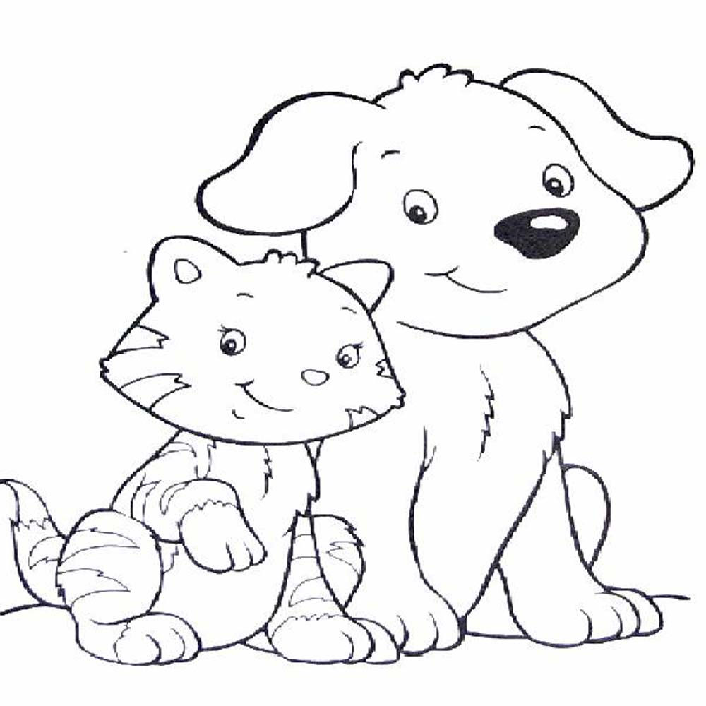 Dog And Cat Drawing at GetDrawings Free download