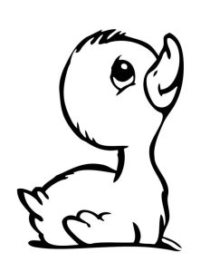 Ducks coloring pages to download and print for free