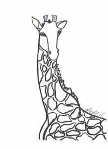 Cute Giraffe Coloring Pages (PDF Printable) Free Coloring Sheets