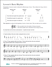 Printable Beginner Free Music Theory Worksheets