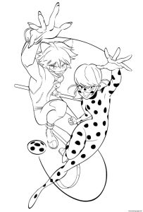 Print miraculous heros coloring pages in 2021 Ladybug coloring page