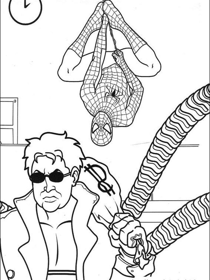 Coloring Pages Spiderman Miles