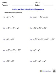 Multiplying And Dividing Radicals With Variables And Exponents