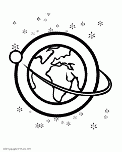Coloring Pages Of The Earth Earth Day Free Coloring Pages