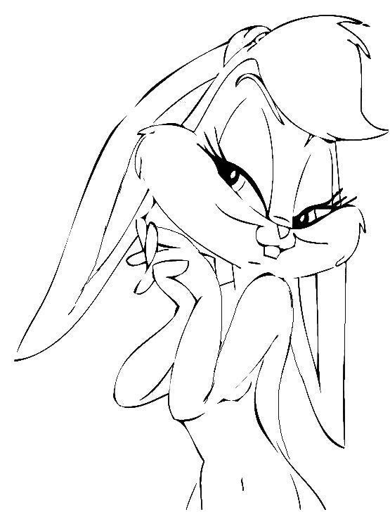 Coloring Pages Lola Bunny