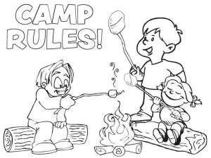 Free Camping Coloring Pages PDF Printable Free Coloring Sheets in