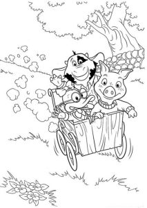 Piggly Wiggly Coloring Pages Coloring Home