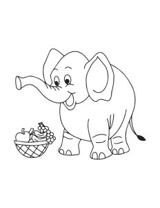 Free ELEPHANT Coloring Pages for Download (PDF) VerbNow